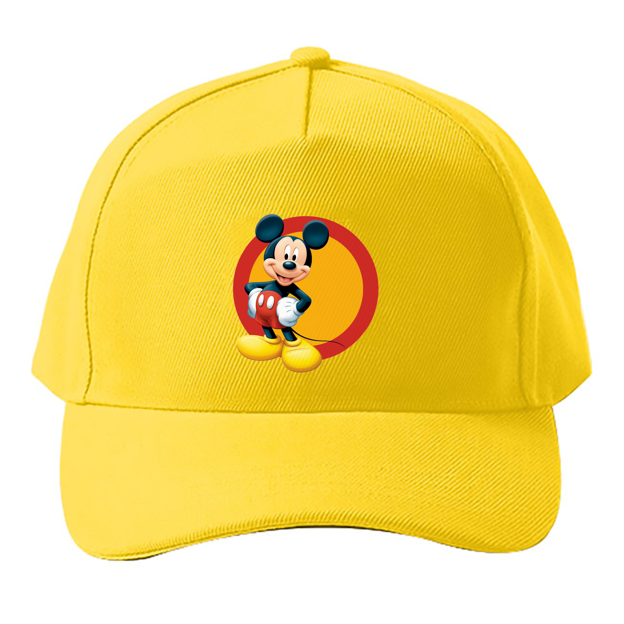（画像用） ミッキーマウス Mickey Mouse ベースボールキャップ 綿100％ 男女兼用 帽子 スポーツ